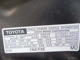 2013 Ford Prius C Gray 1.5L AT #Z24726